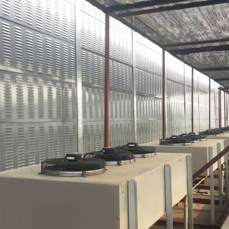 Geluidsbarrière airconditioning