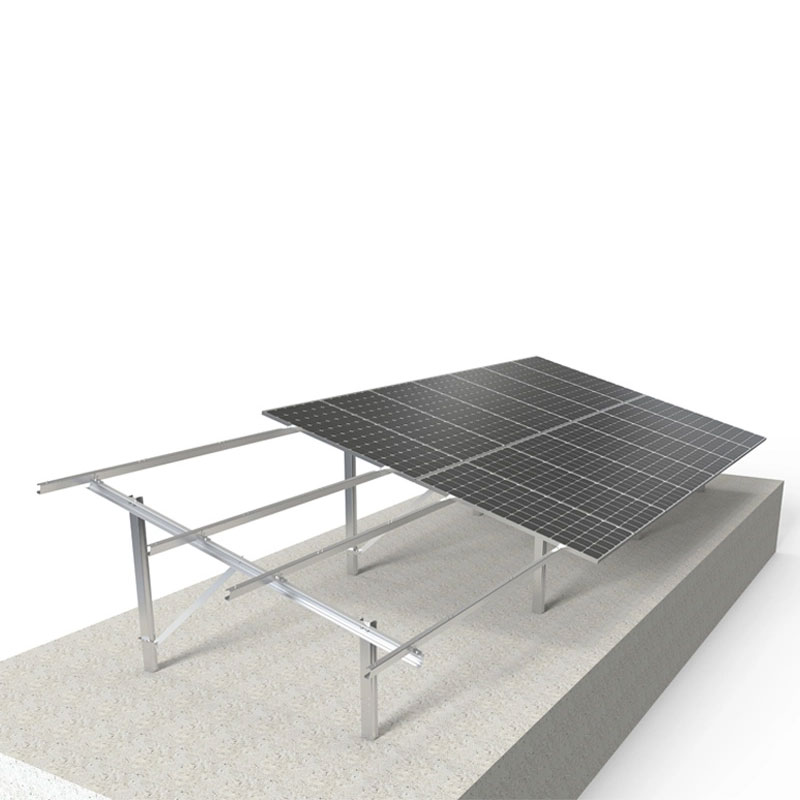 Zonnebeugel met dubbele kolom