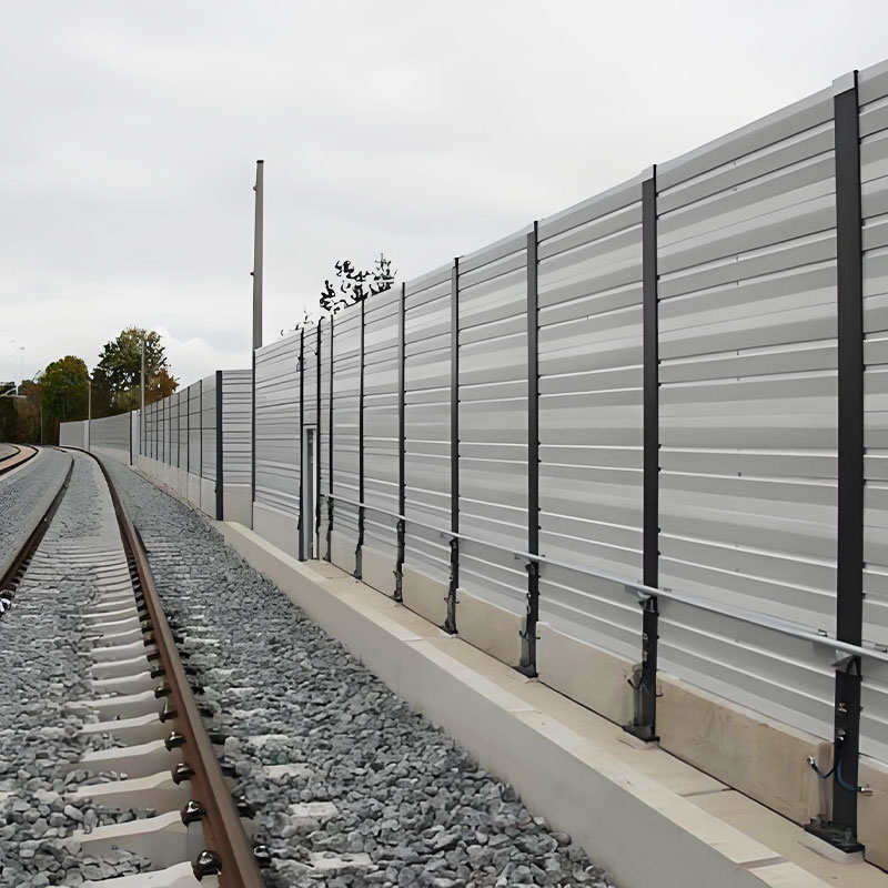 Geluidsbarrière voor spoorwegen