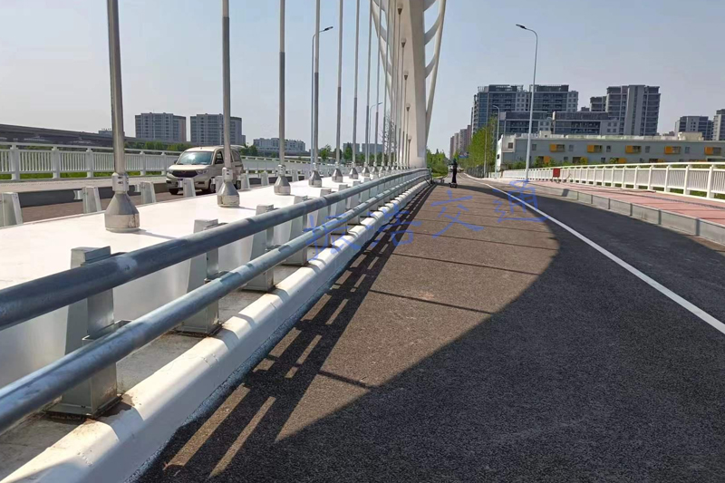 Vangrail van de brug